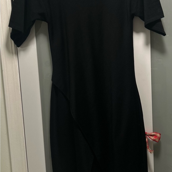 Marcella Koya Merino Wool Black Cocktail Tunic  Dress Size Small - Picture 2 of 12